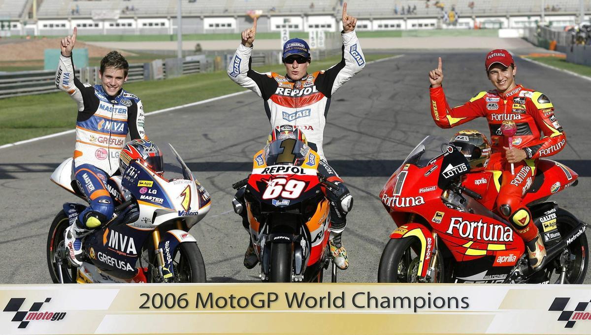 Los campeones del mundo en la historia del Gran Premio de la Comunitat Valenciana