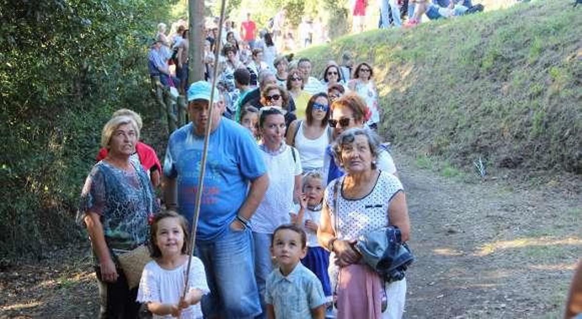 San Roque en Candás, el año pasado.