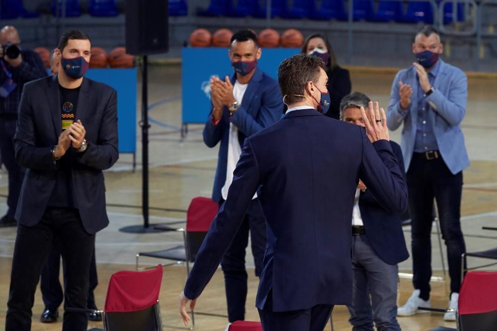 El Barça presenta Pau Gasol