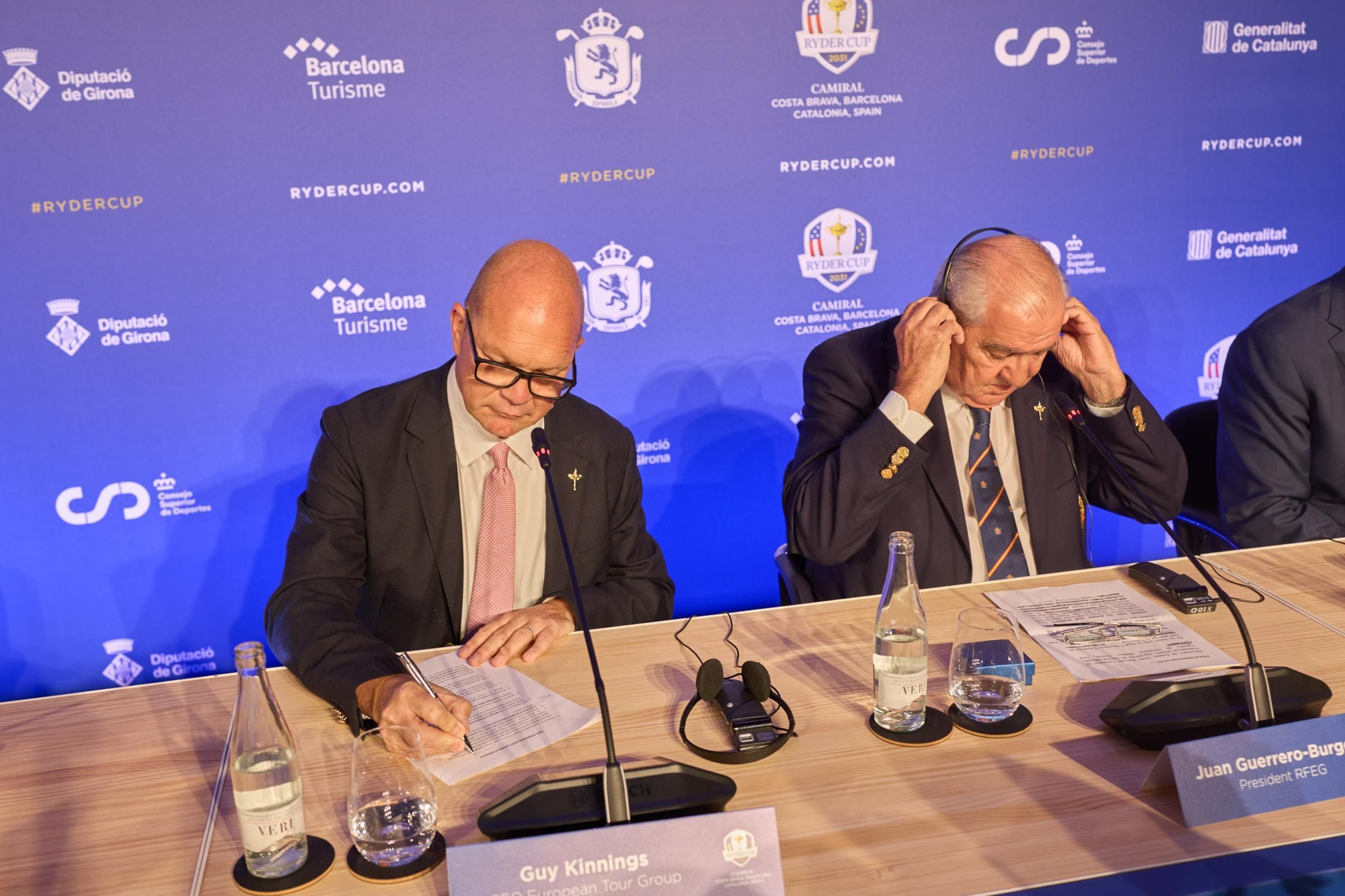 Les imatges de la presentació de la Ryder Cup 2031 a l'Hotel Camiral