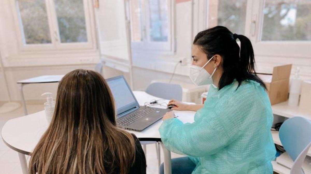 Una imatge de la fase de recollida de dades de la població participant en l'estudi