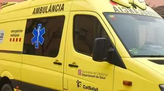 Un motorista ferit en un xoc amb un cotxe a l'N-260 a Avinyonet de Puigventós