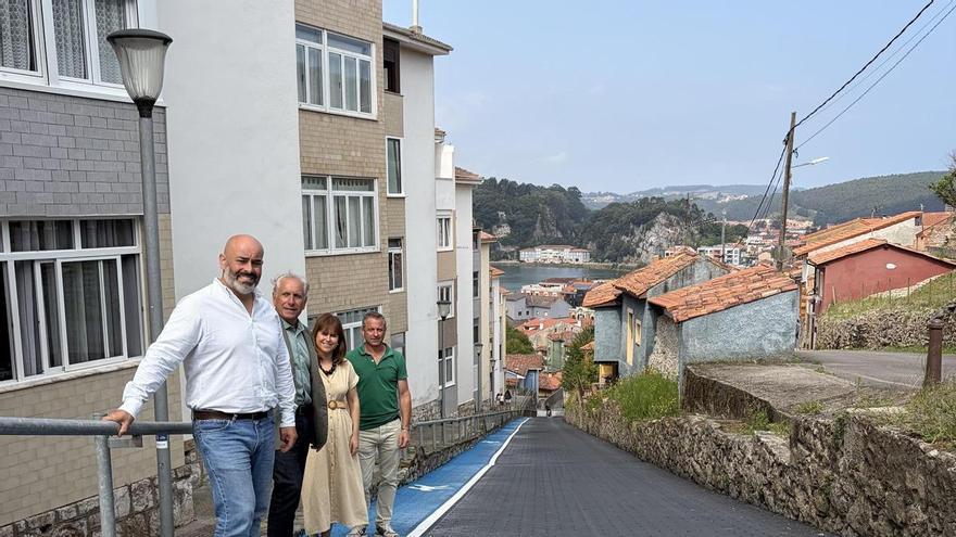 Ribadesella concluye las obras en La Cuesta con mejoras en la seguridad para vehículos y peatones
