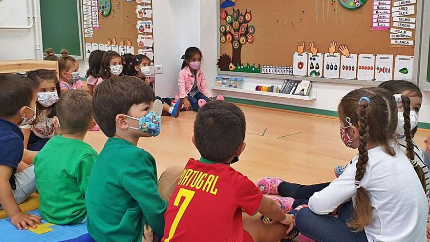 La Escola Infantil de Verducedo recibió ayer a los primeros alumnos.   | // CEDIDA. 