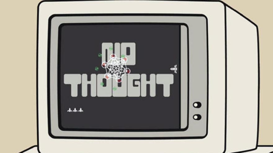 El mensaje &quot;no thought&quot; (&quot;sin pensamiento&quot;), en una viñeta de &quot;Videojuegos&quot;. / FdV