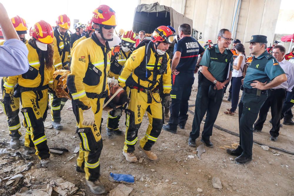 Los efectivos han realizado el simulacro en tres municipios de la Vega Baja