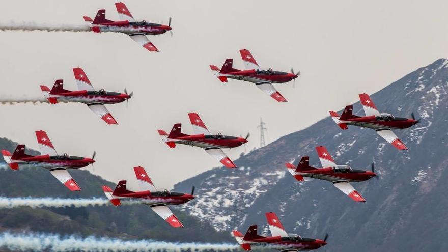 El Ejército suizo participará  en el Festival Aéreo Internacional de Gijón