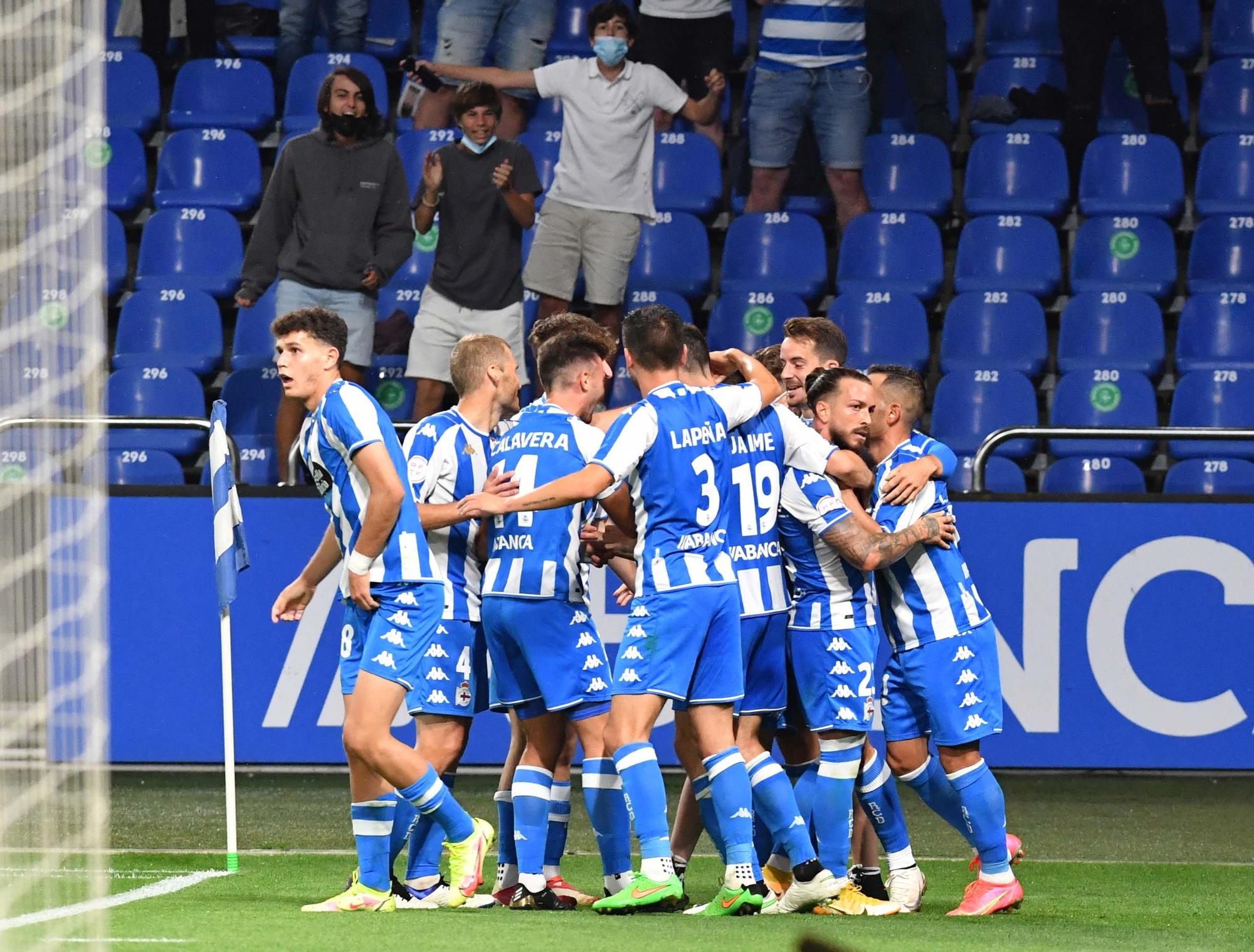 El Dépor golea al Celta B en Riazor