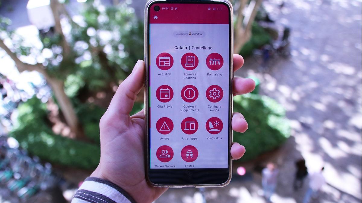 Imagen de la portada de la nueva app de Palma.
