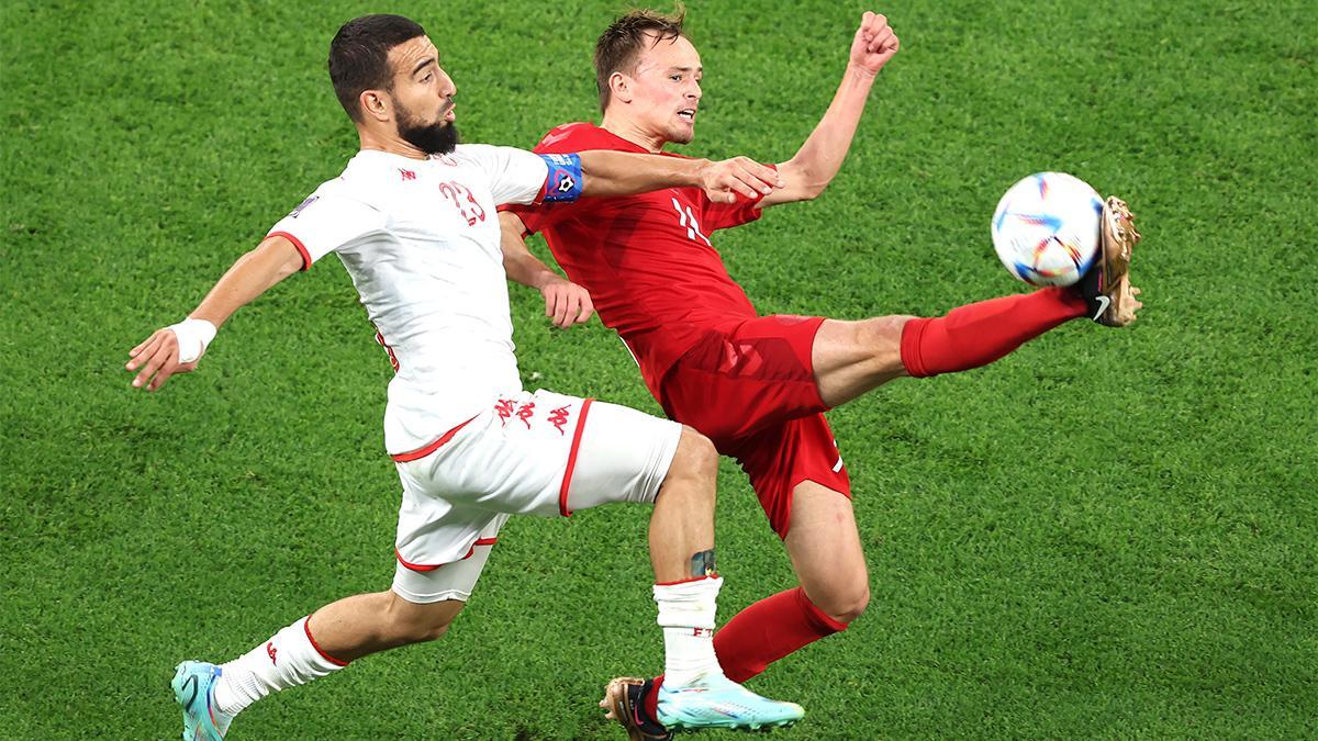 Resumen, goles y highlights del Dinamarca 0 - 0 Túnez de la fase de grupos del Mundial de Qatar