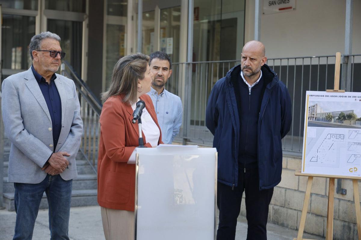 La alcaldesa de Cartagena presenta la ampliación del local social de San Ginés este viernes