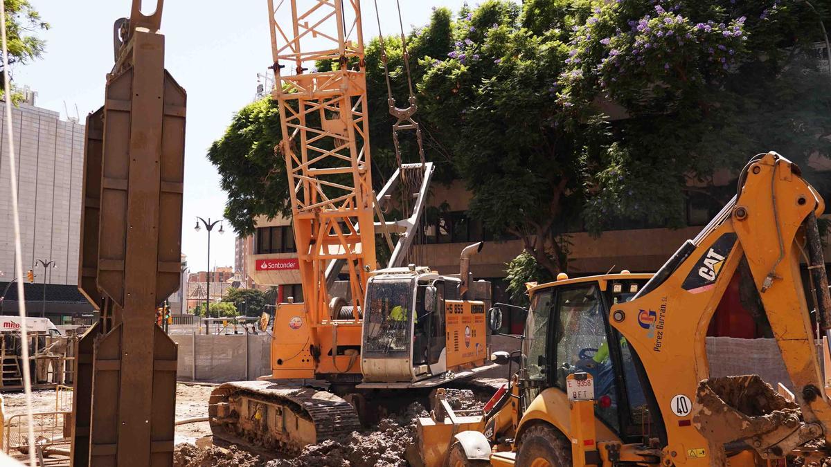 Estado de las obras del Metro de Málaga al Civil