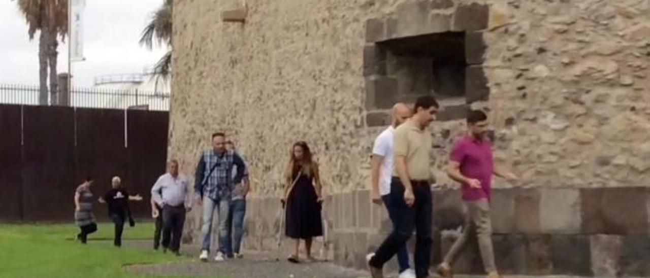 El Castillo de La Luz se prepara para la Batalla de La Naval