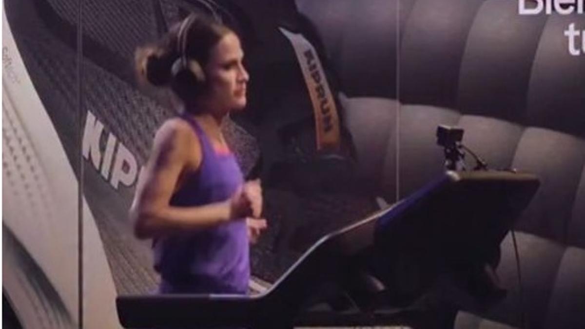 Captura de pantalla de la 'influencer' Verdeliss corriendo en su cuenta oficial de Instagram