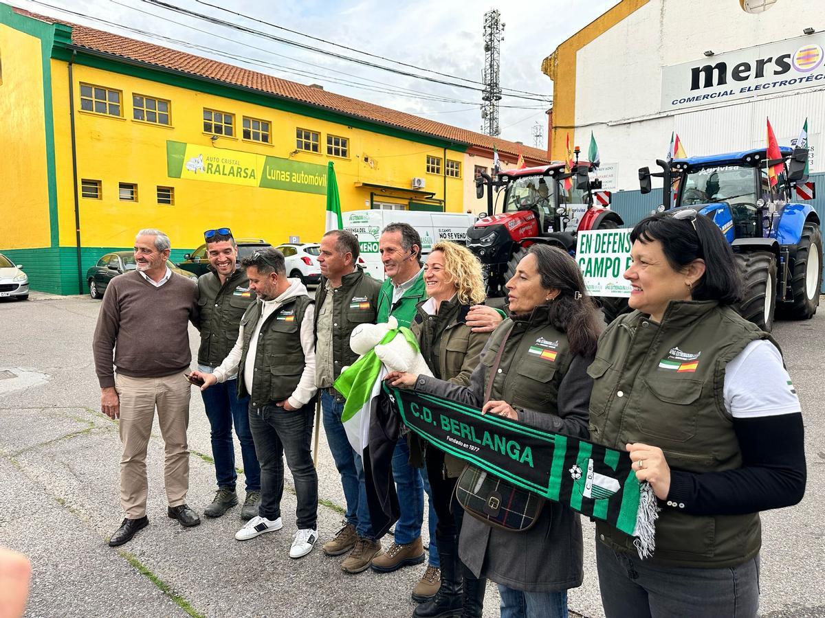 Tractorada en defensa del campo extremeño
