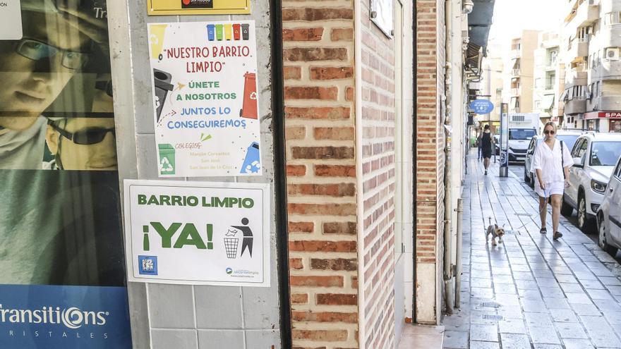Más de cien comercios protestan por la suciedad en las calles de Alicante
