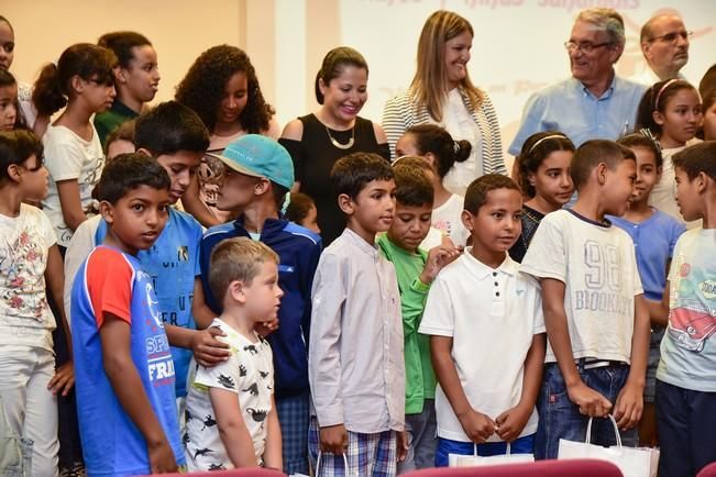 Bienvenida de los niños y niñas saharauis