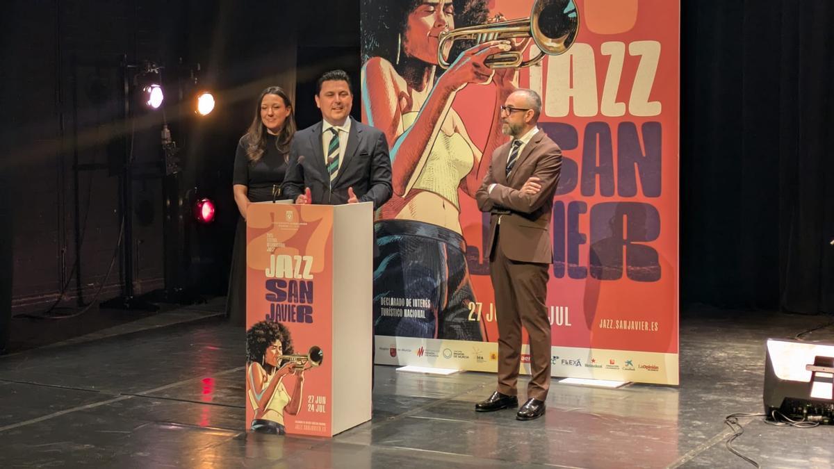 Presentación de la 27ª edición del Festival de Jazz de San Javier.