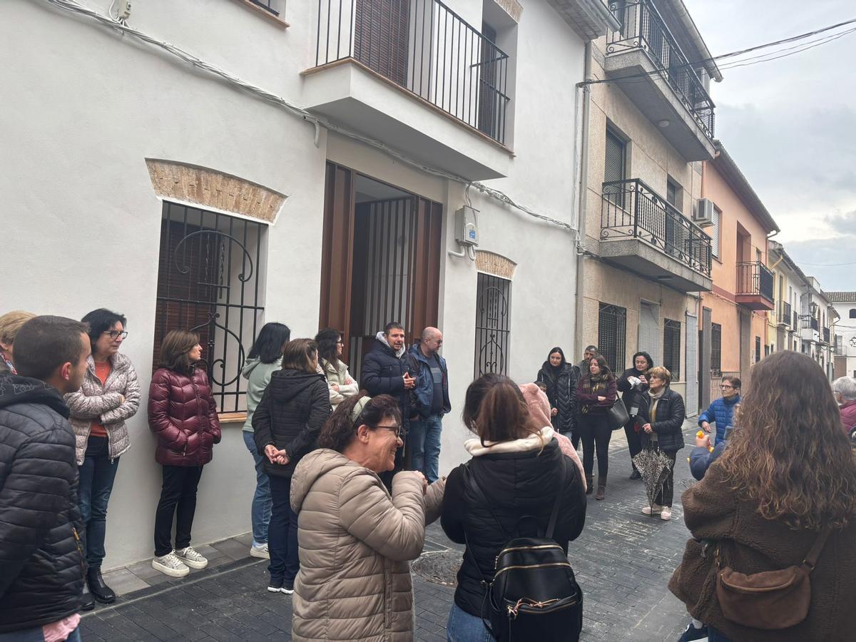 Jornada para mostrar a los vecinos la reforma de la casa.