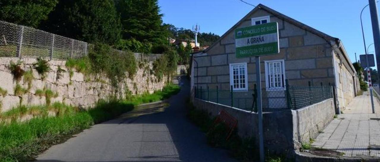 Camiño Vello de A Graña, en Bueu. | // GONZALO NÚÑEZ