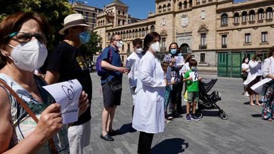 La nueva asociación se manifestó este sábado en Valladolid