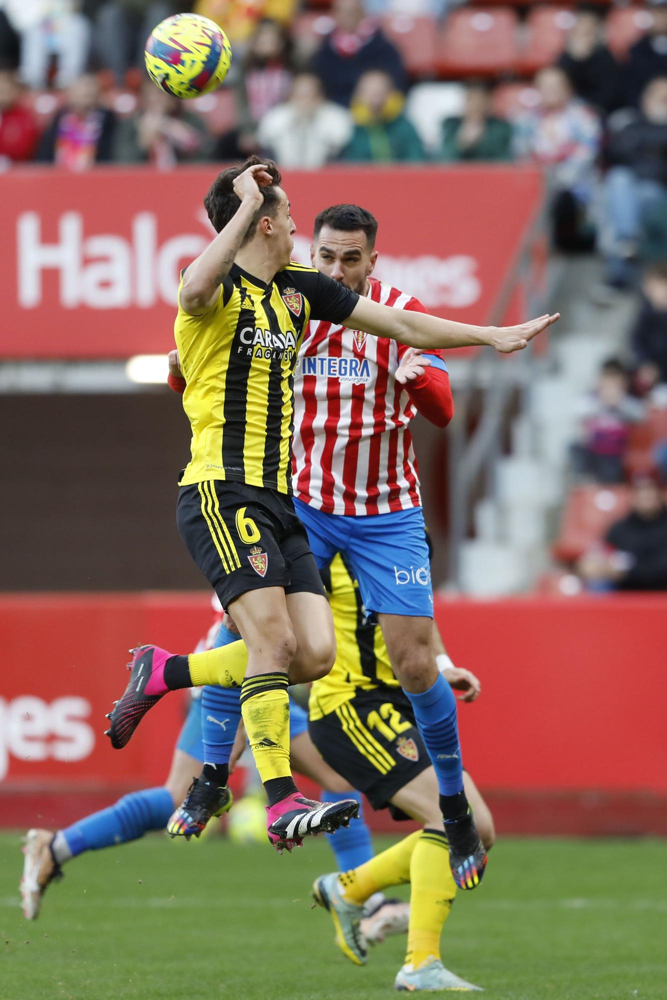 EN IMÁGENES: El encuentro entre el Sporting y el Real Zaragoza