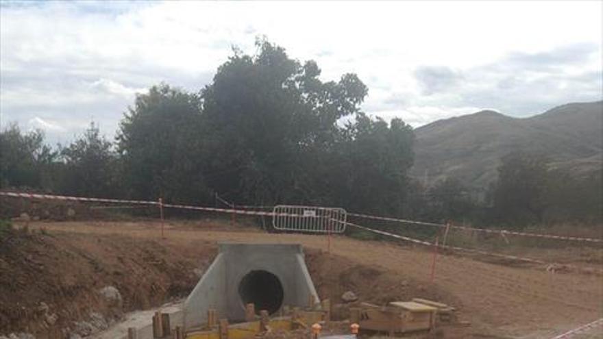 Siguen a buen ritmo las obras de la nueva travesía de Chodes