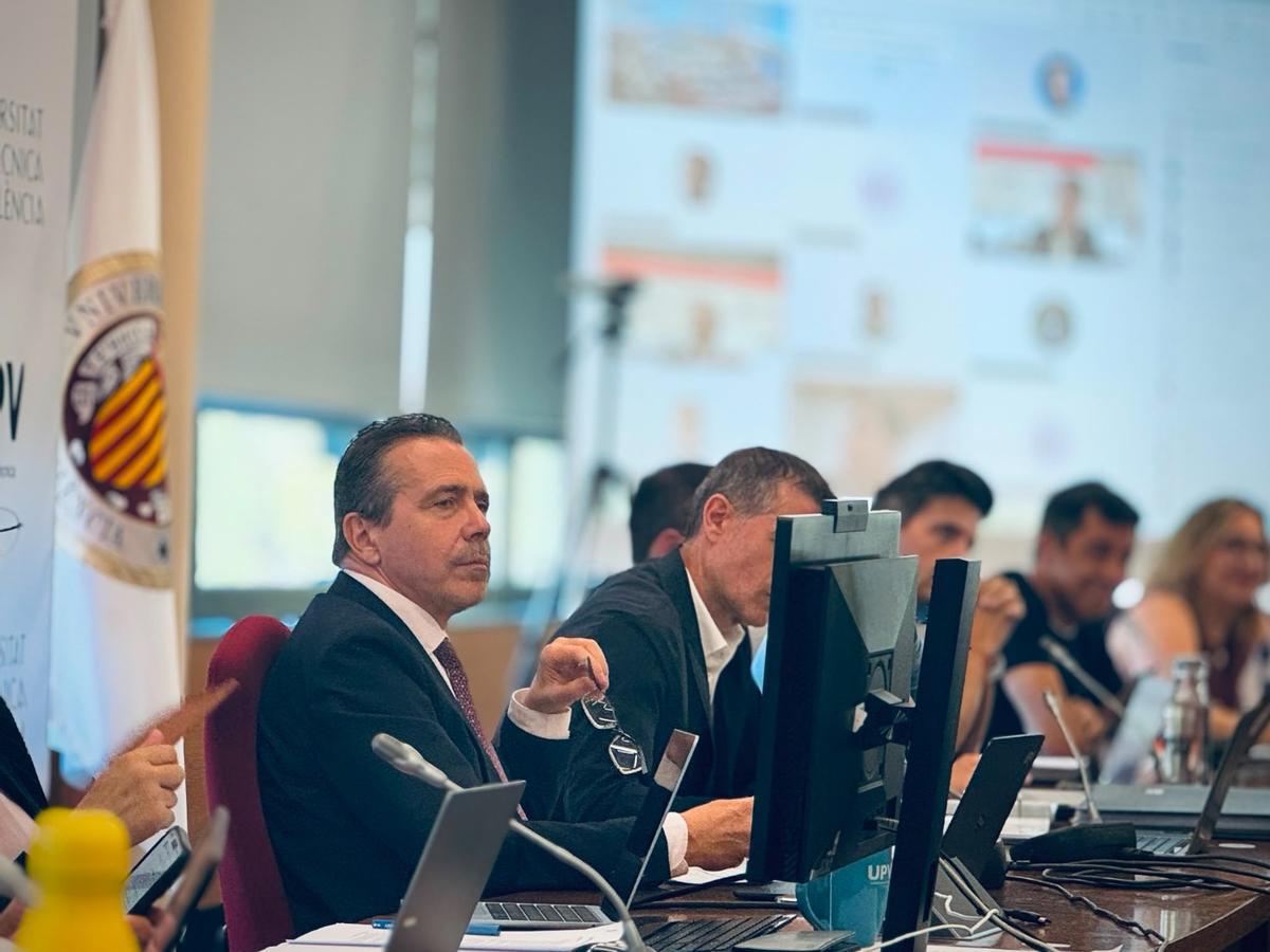 El rector de la UPV, José Capilla, en el Consejo de Gobierno