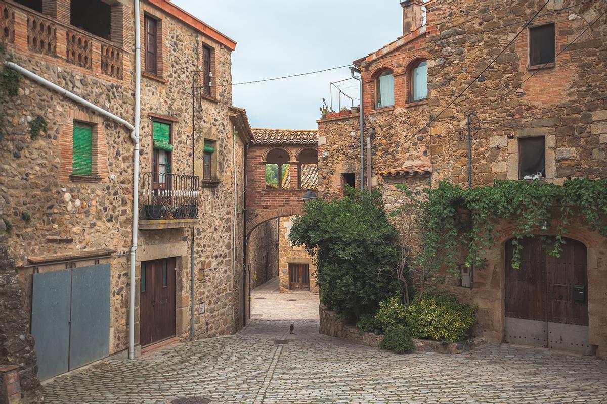 Calles de Púbol.