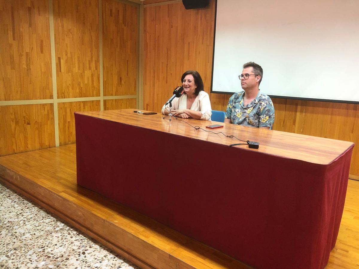 La presidenta de la Federación, Mercedes Lillo durante la presentación de la Gala este martes.