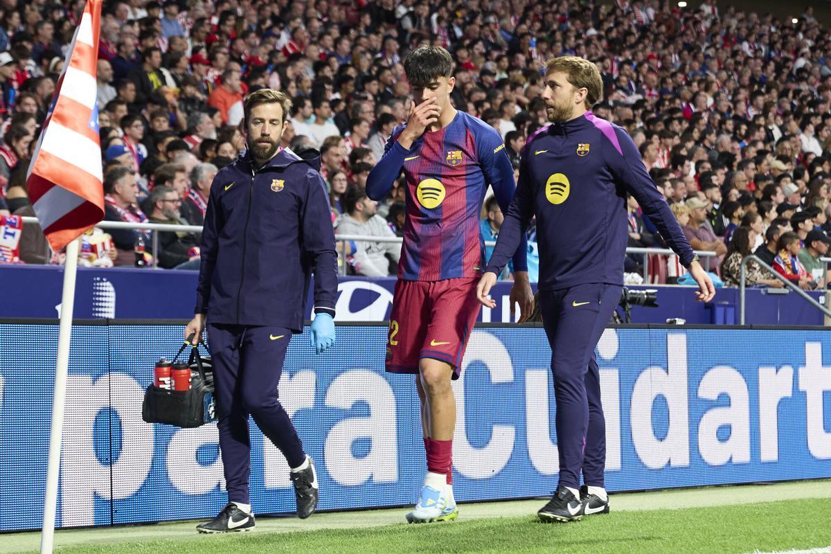 Bernal se retira lesionado del partido ante el Atlético de Madrid en la Liga