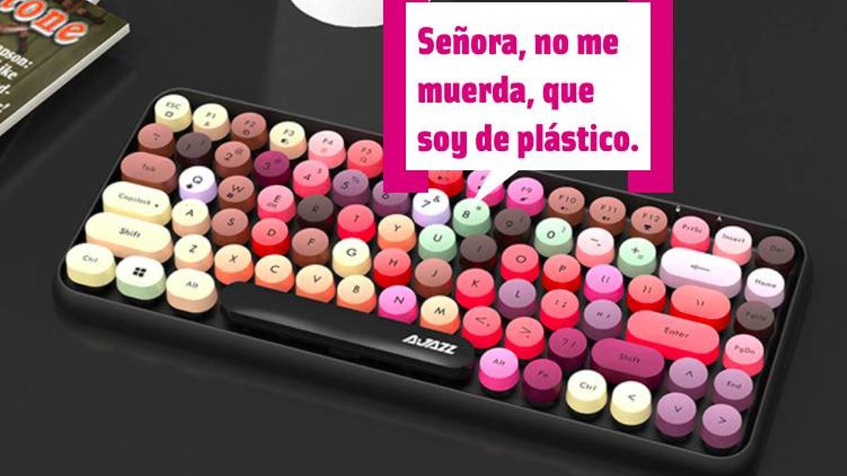 Teclado arcoíris de Aliexpress