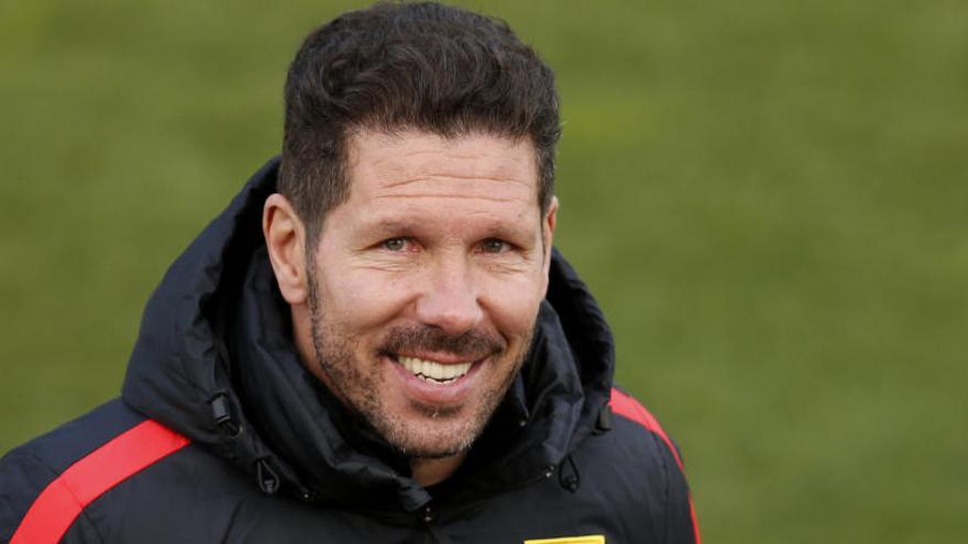 El entrenador del Atlético de Madrid, Diego Simeone.