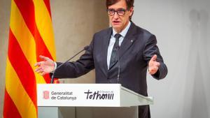 El president de la Generalitat, Salvador Illa, este miércoles.