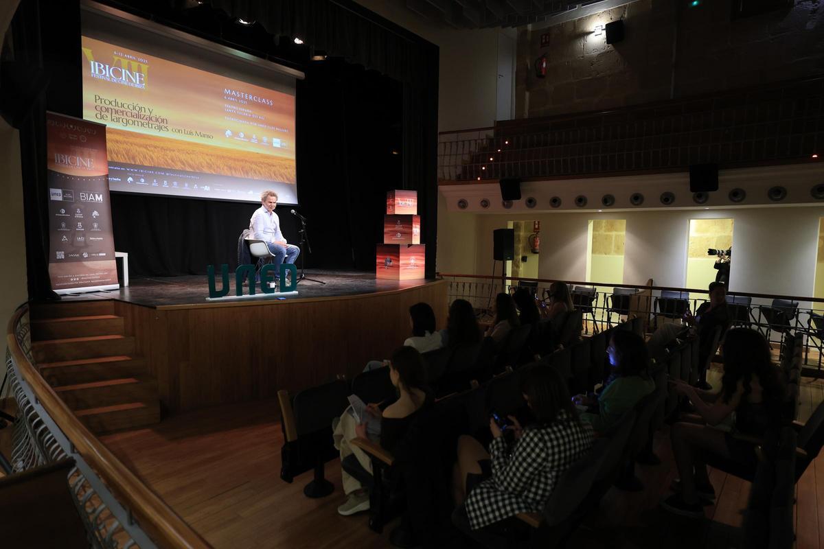 Un momento de la 'masterclass' de Luis Manso.
