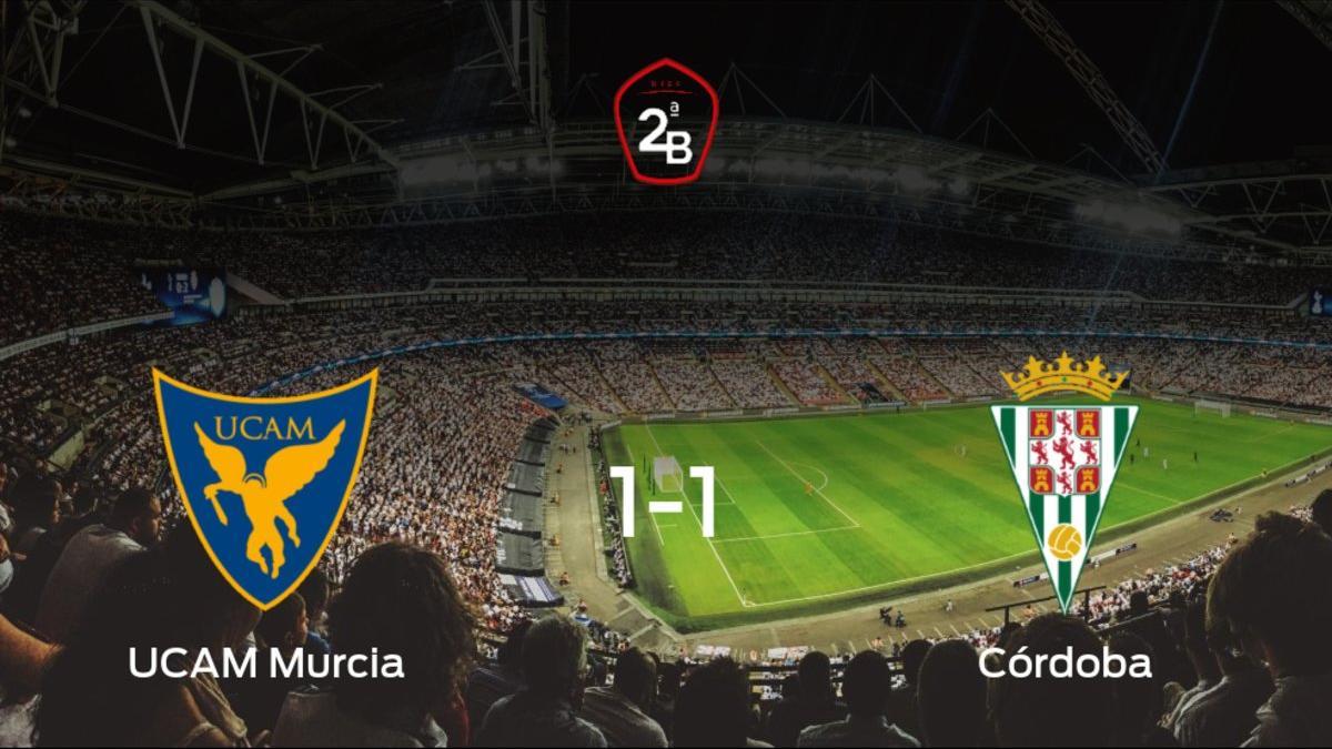 El Córdoba saca un punto al UCAM Murcia a domicilio (1-1)