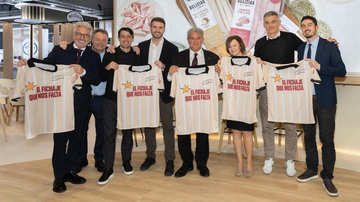 Laporta se alía con Noel Alimentaria en la lucha contra el cáncer infantil