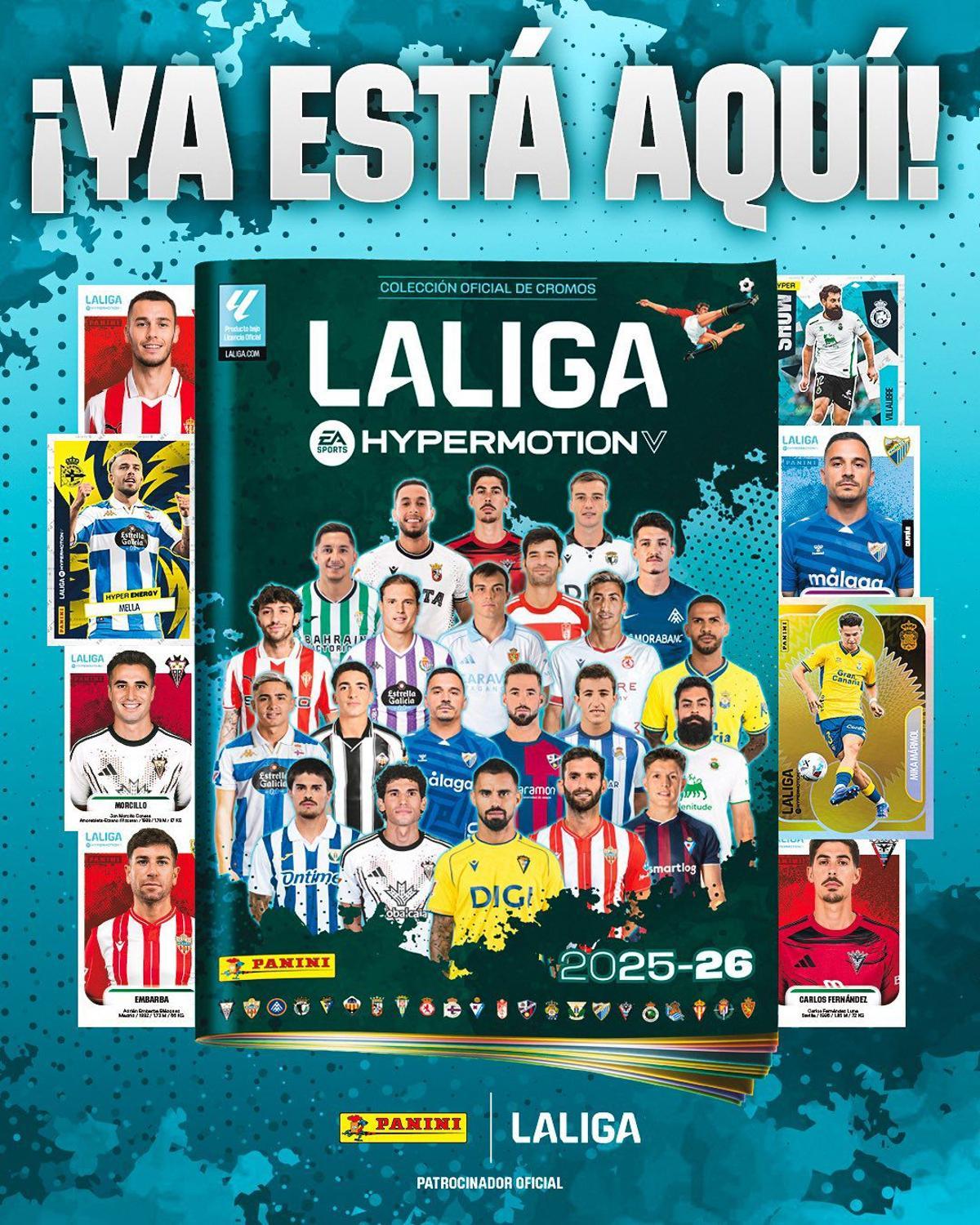 El álbum de Panini.