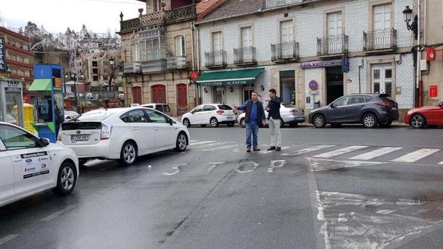 El alcalde Andrés Díaz visita la plaza