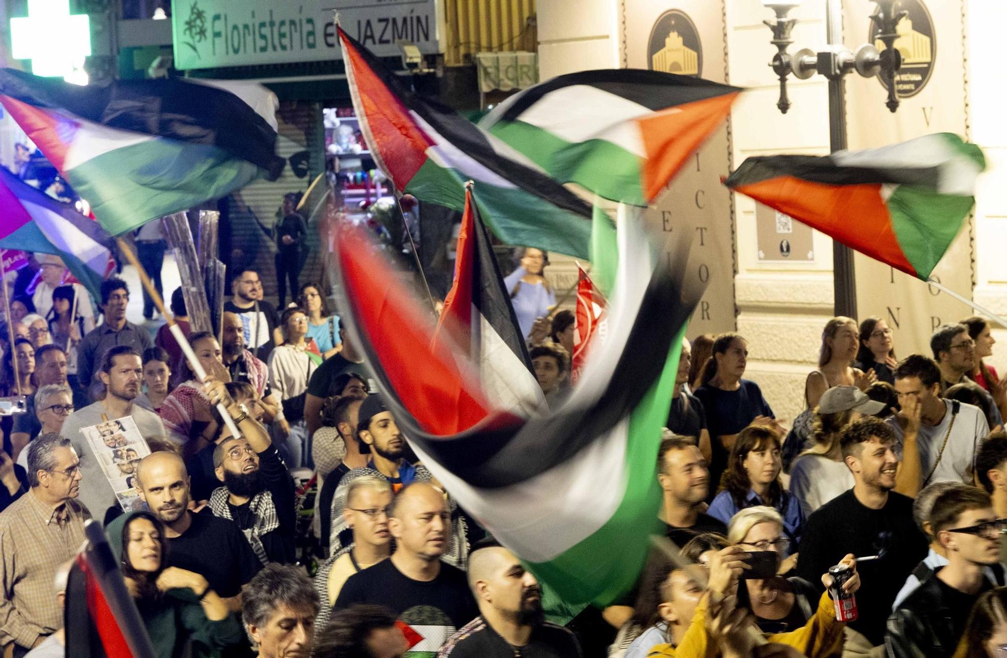 Alicante alza la voz por Palestina en una jornada de movilizaciones