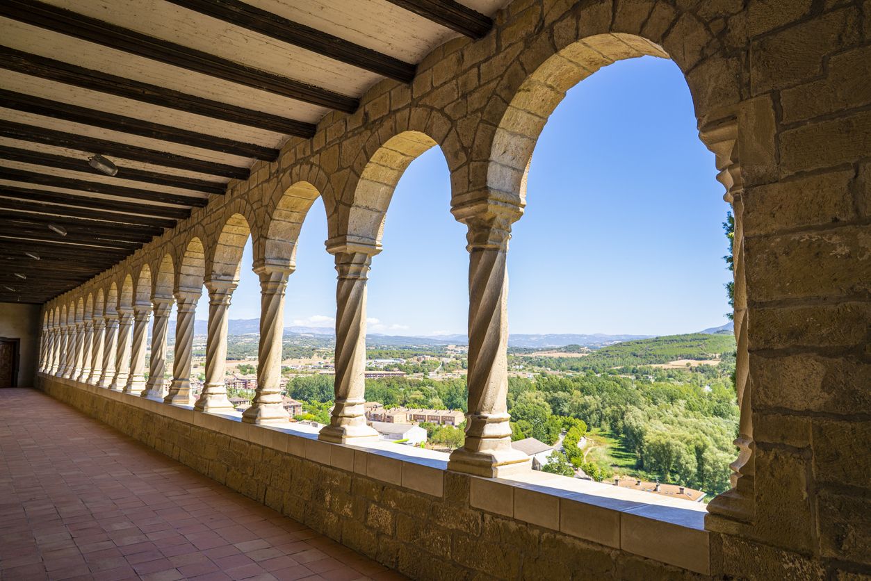 Vistas desde la Basílica de la Virgen de la Peña