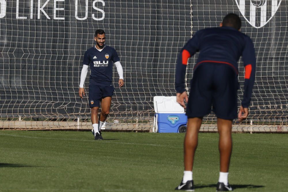 Así ha sido el último entrenamiento de esta semana del Valencia CF