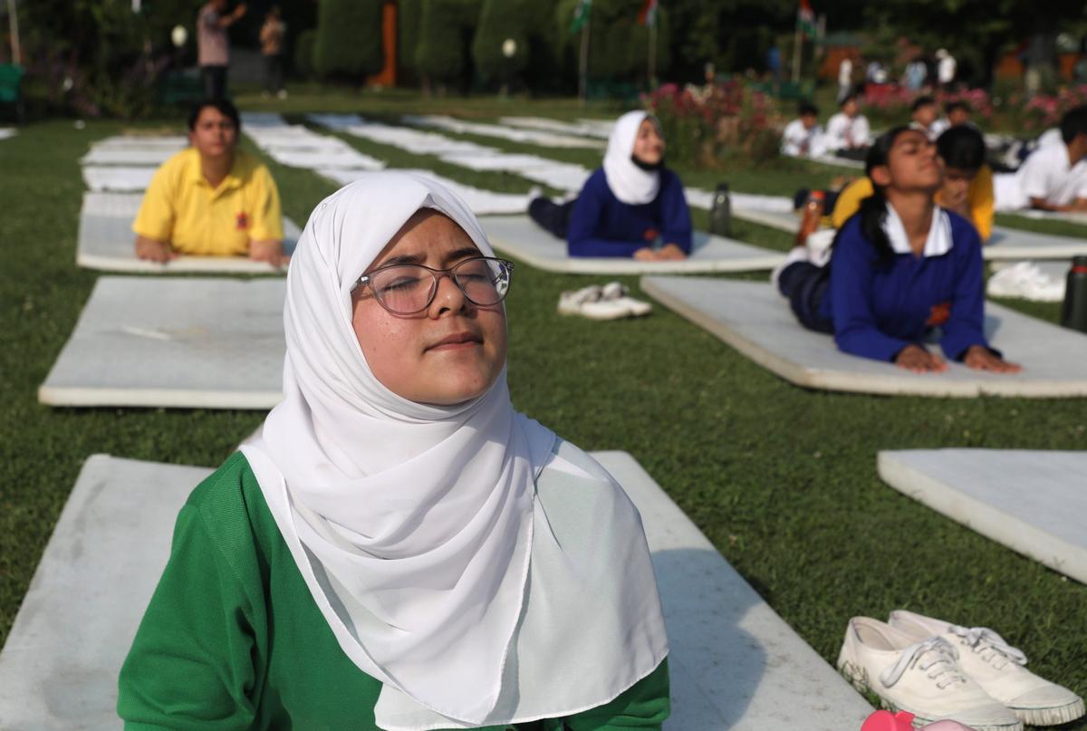 Día Internacional del Yoga en la India