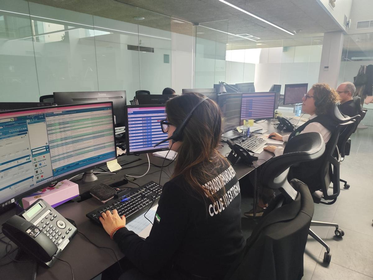 Operadores del 112 Extremadura