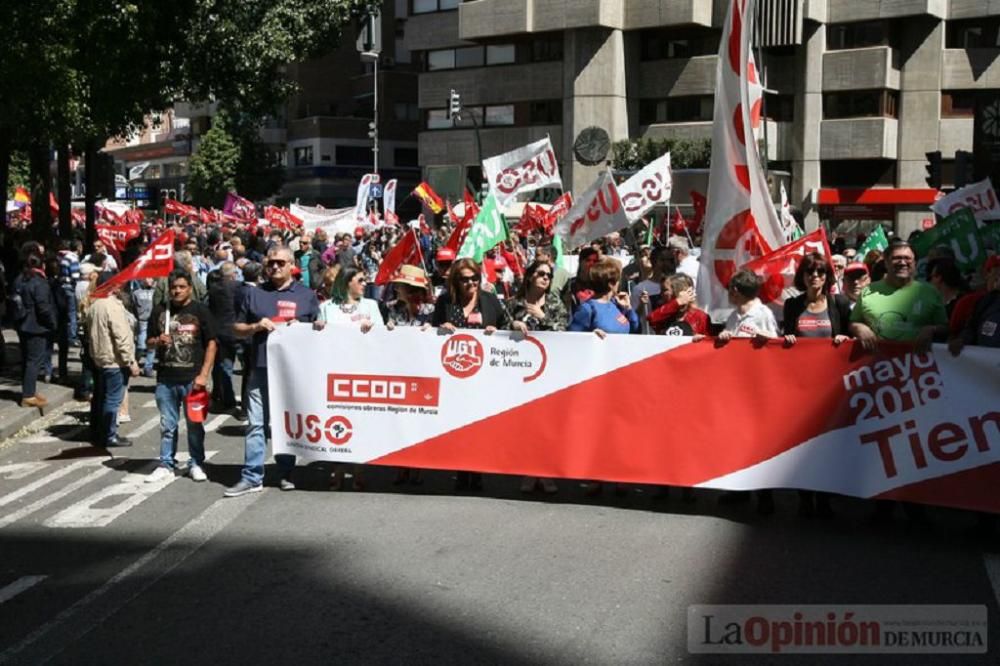 Manifestación del 1 de mayo en Murcia