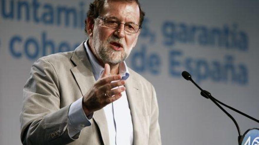 Mariano Rajoy va prometre «serenitat» per donar resposta als independentistes