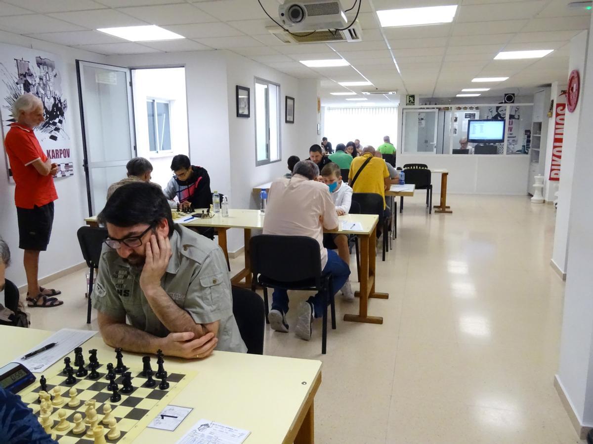 Un instante de la competición