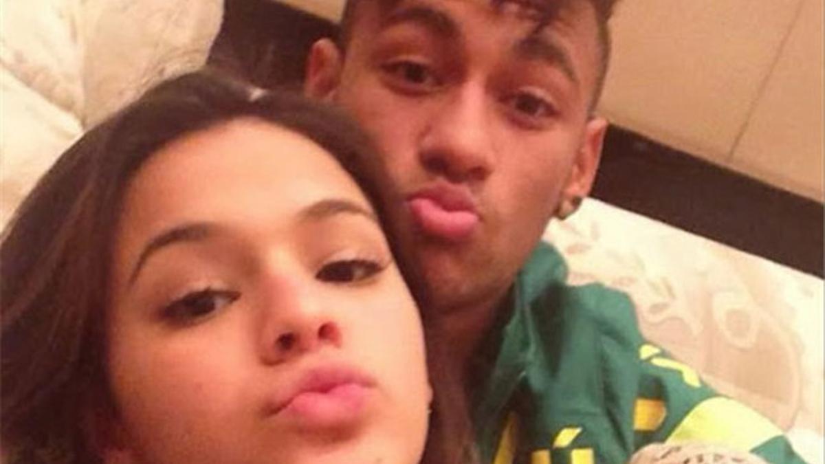 Neymar y Bruna, en una imagen de archivo