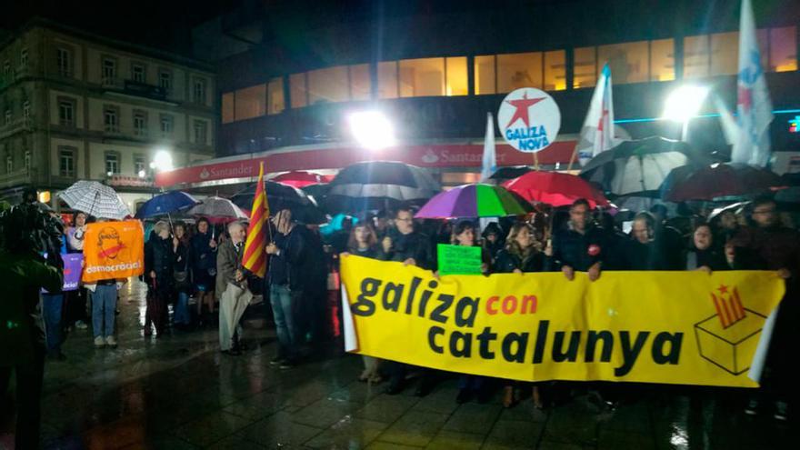 Concentración de Galiza Nova en Vigo // TW