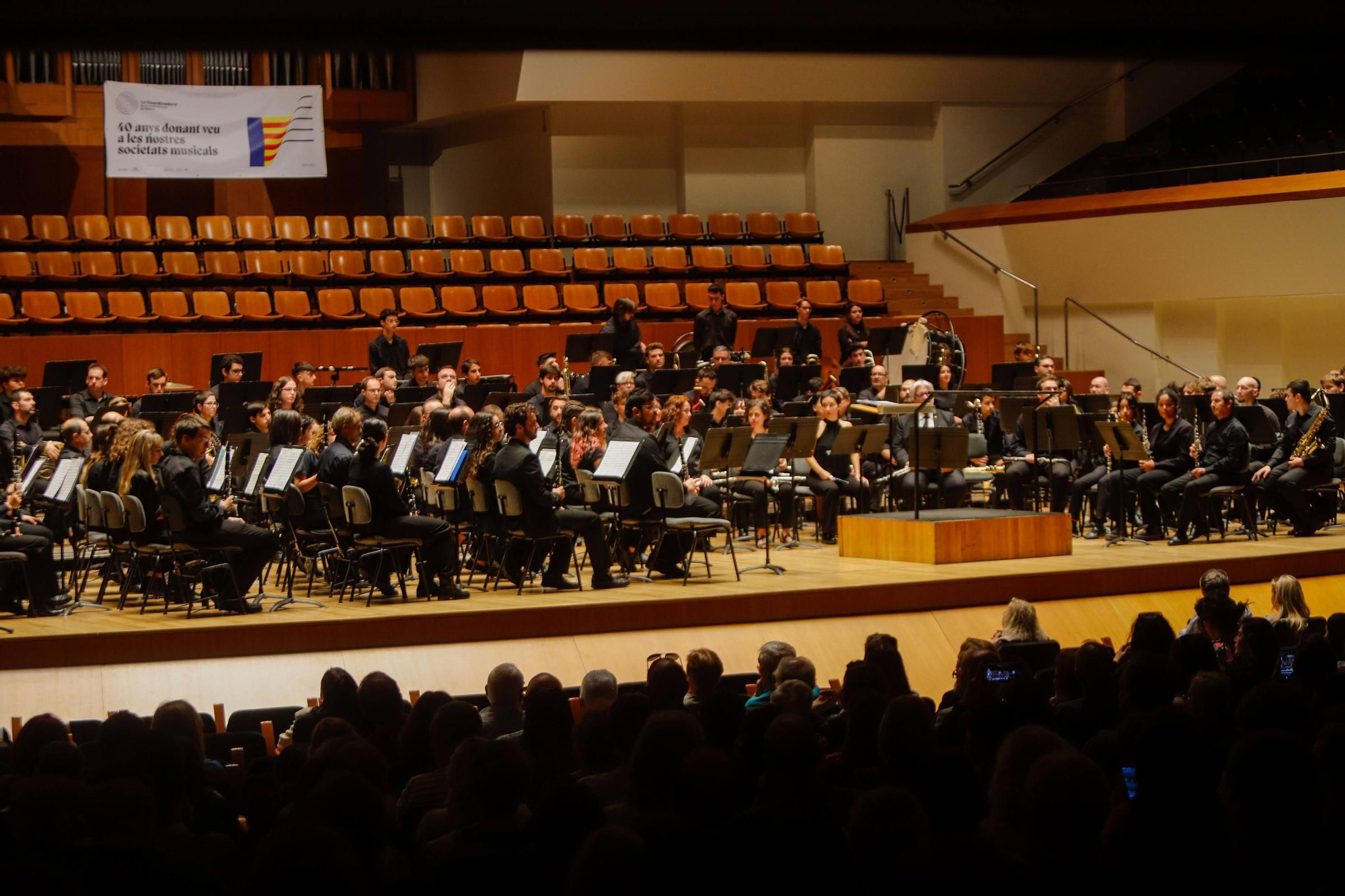 La Coordinadora de Sociedades Musicales celebra su 40 aniversario en el Palau de la Música